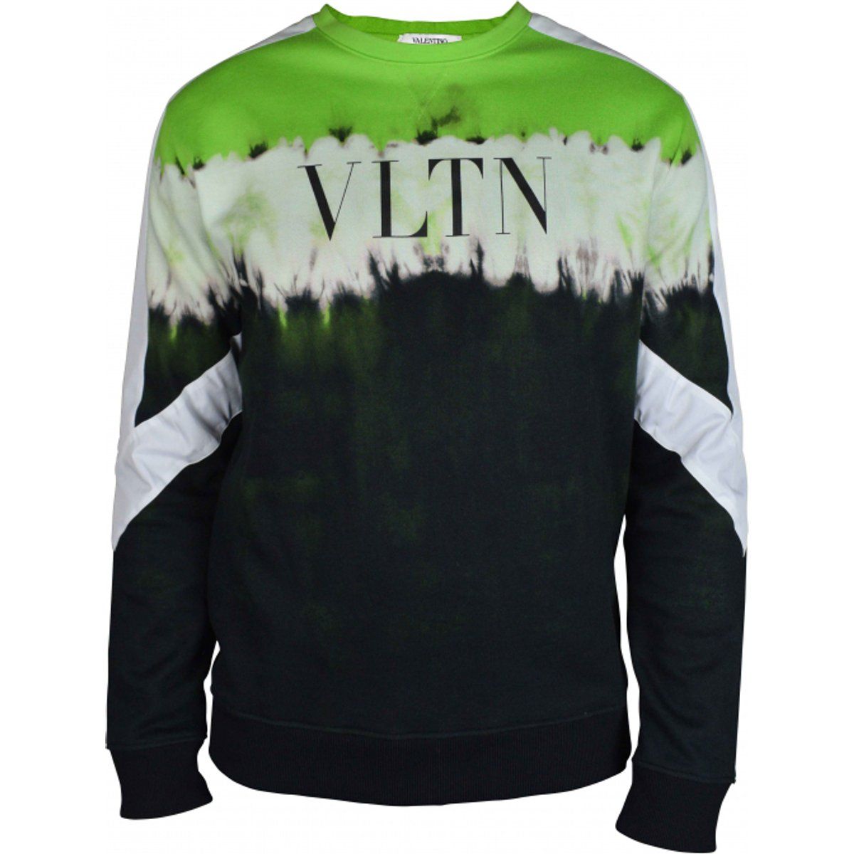Tie-Dye Baumwollmischung Pullover mit Logo