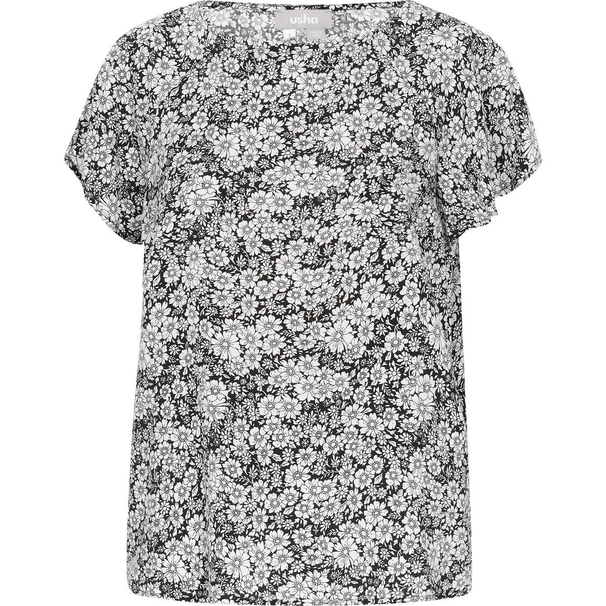 FELIPA Bluse Frauen schwarz-weiß