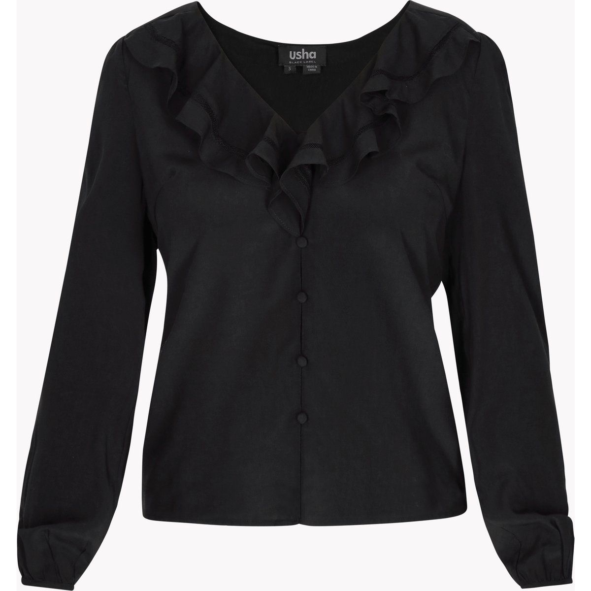 usha Bluse Frauen Schwarz