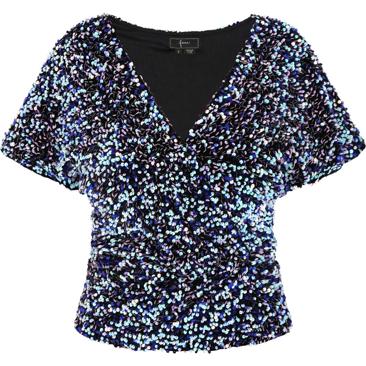 Faina Bluse Damen Blauminze