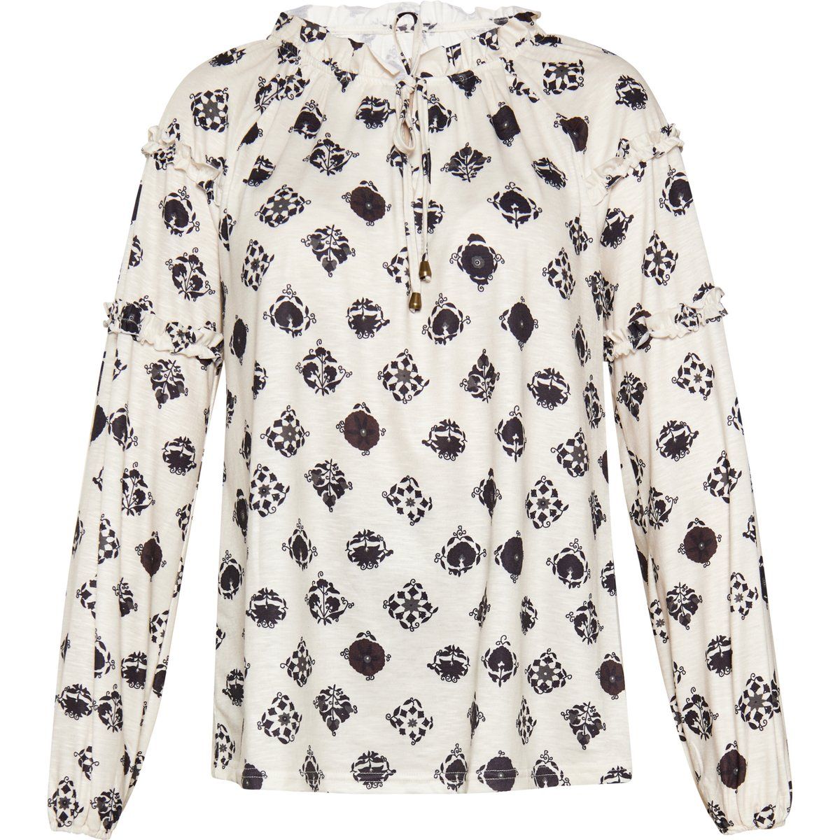 usha Bluse Frauen Beige