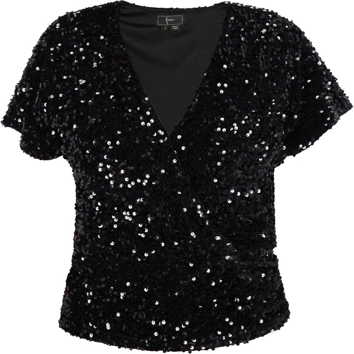 Faina Bluse Damen schwarz
