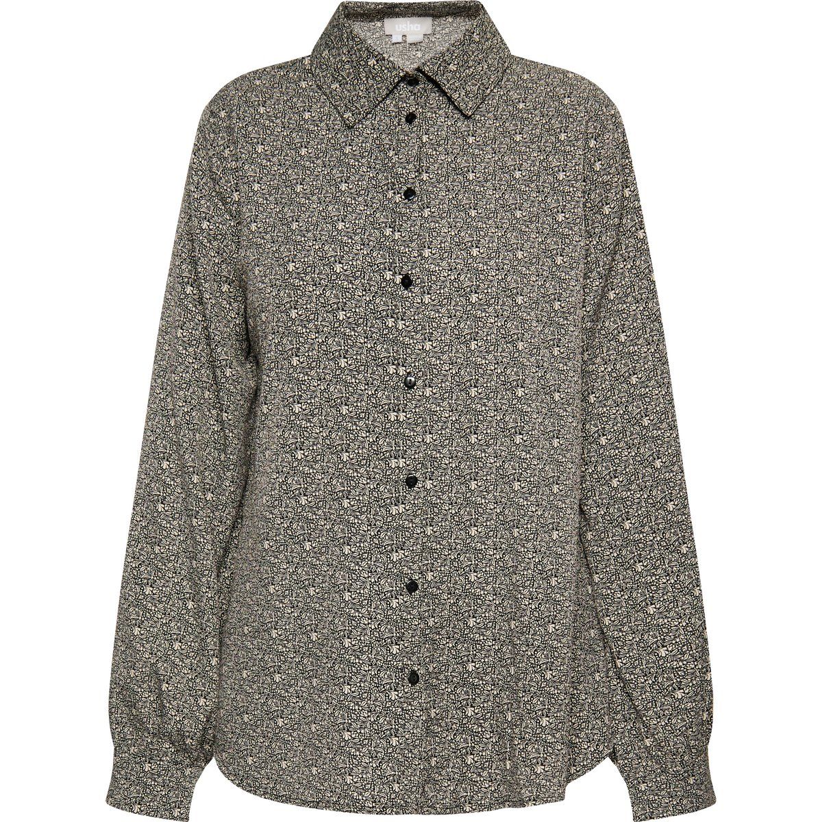 usha Bluse Damen schwarz/beige