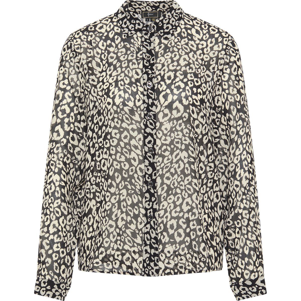 Damen Bluse mit Leopardenmuster