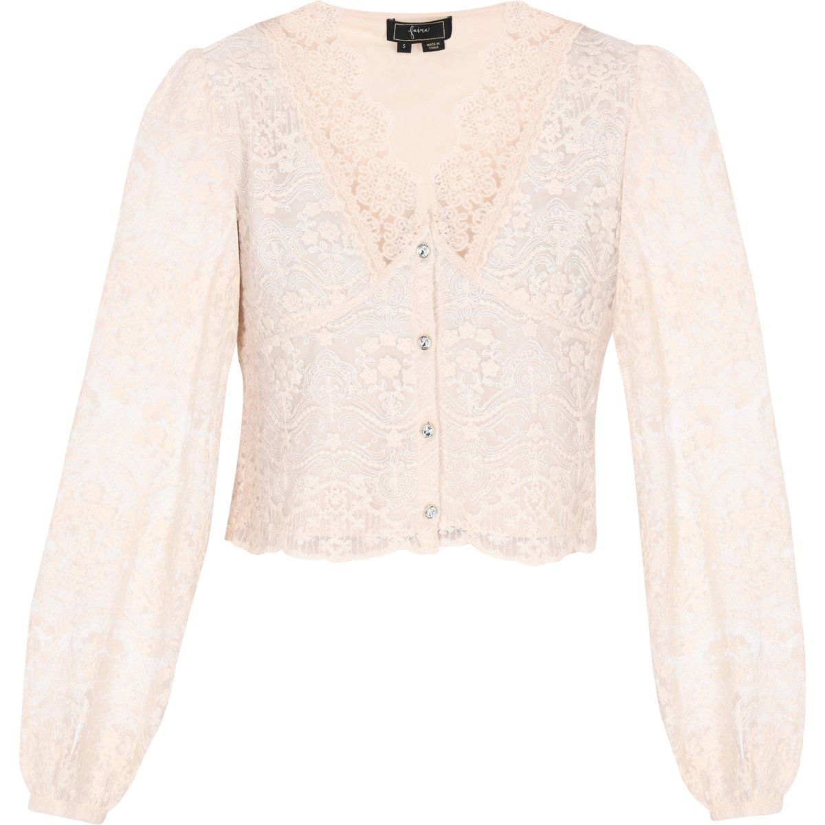 Faina Bluse Frauen Creme