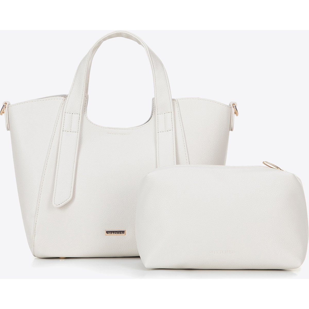 Elegante Tragetasche mit Kosmetiktasche