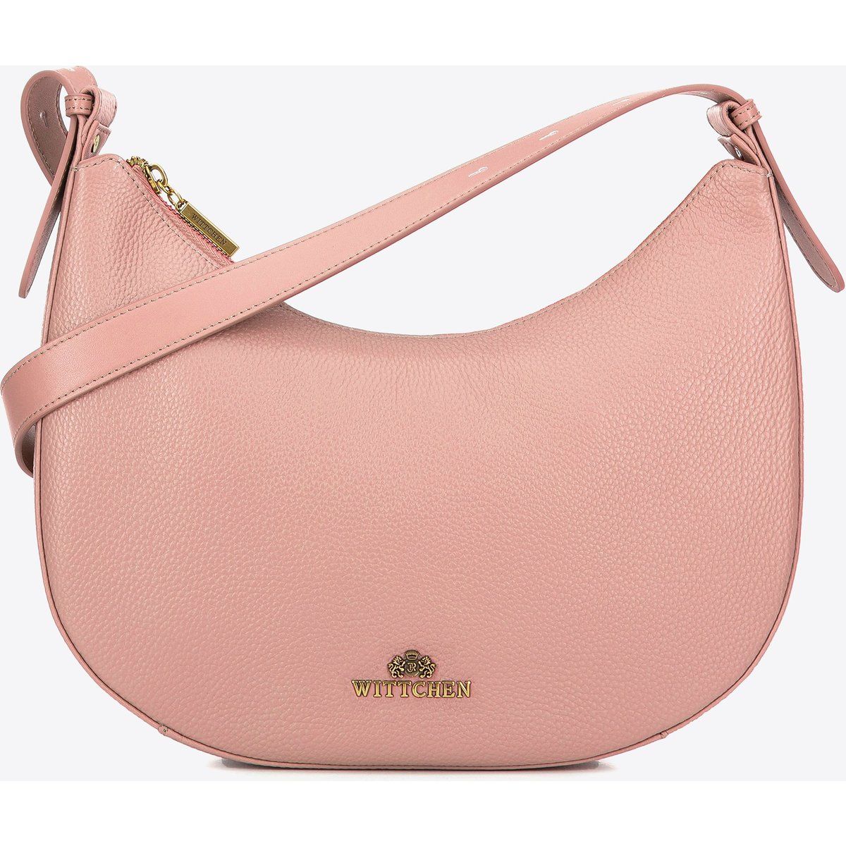 Elegante Baguette-Schultertasche aus Leder