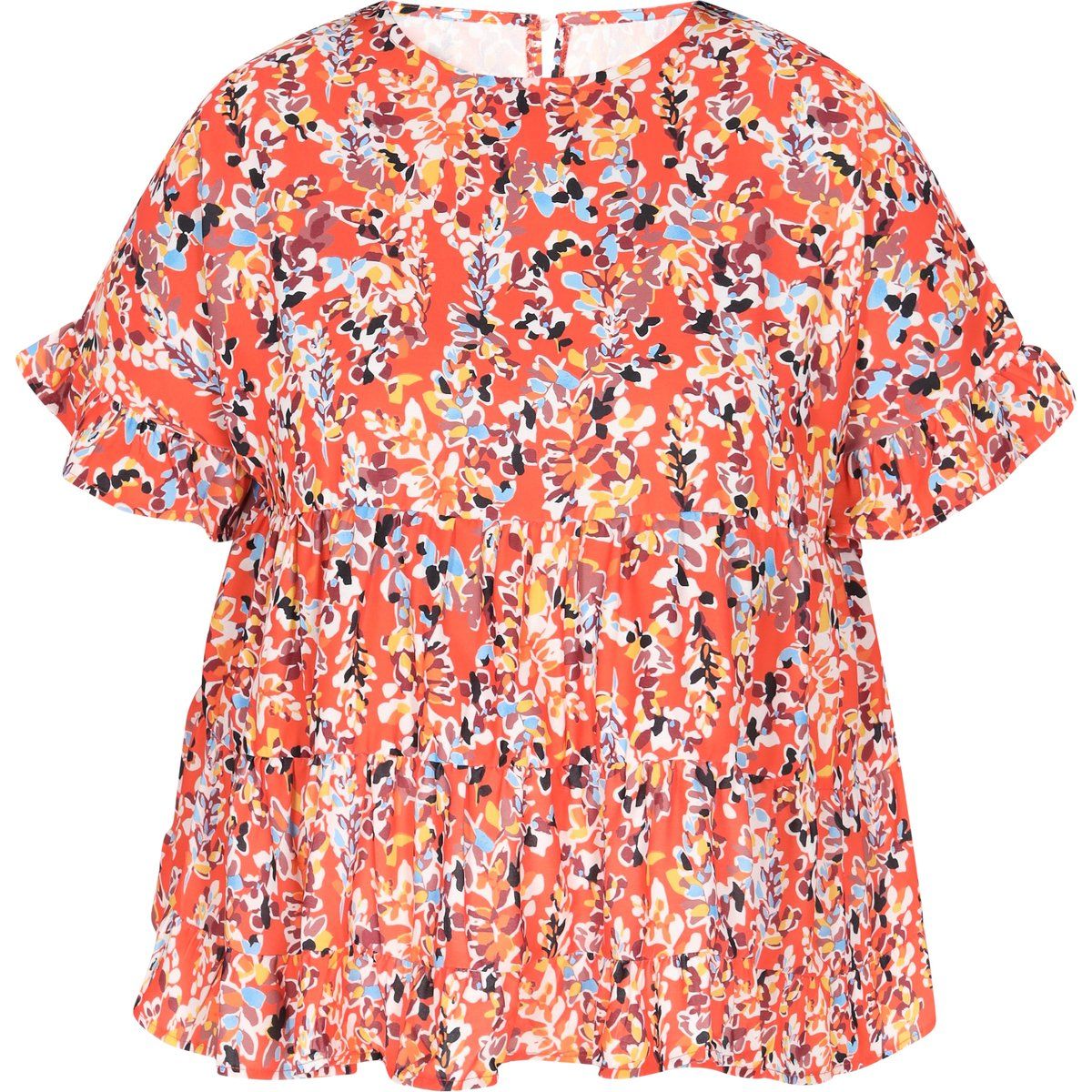 IZIA Bluse in großen Größen Frauen orange
