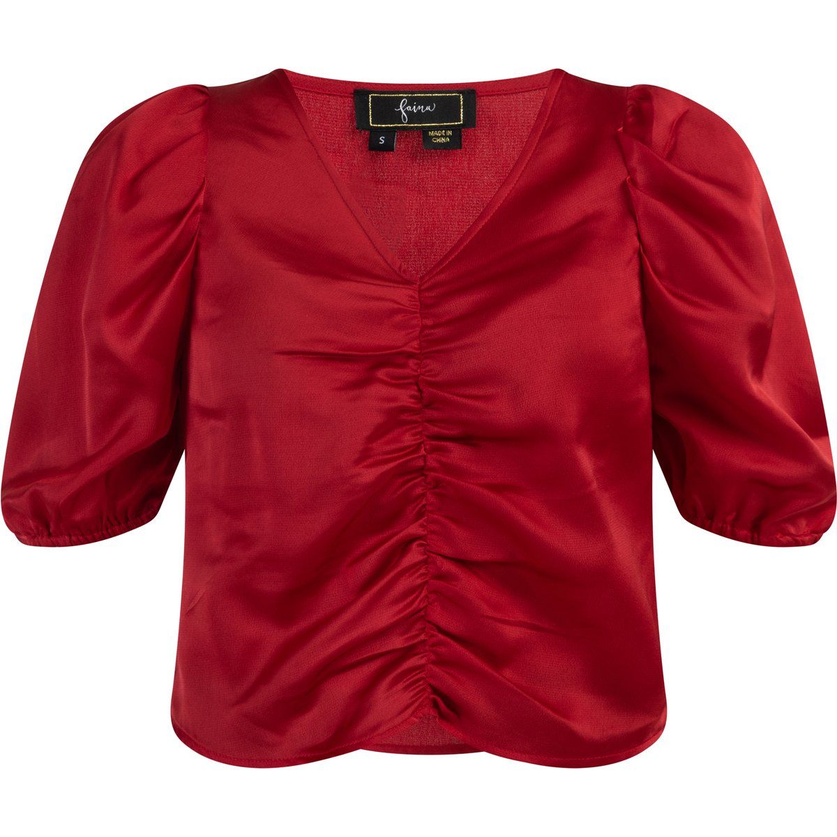 Faina Drapiertes Top Damen verrotten