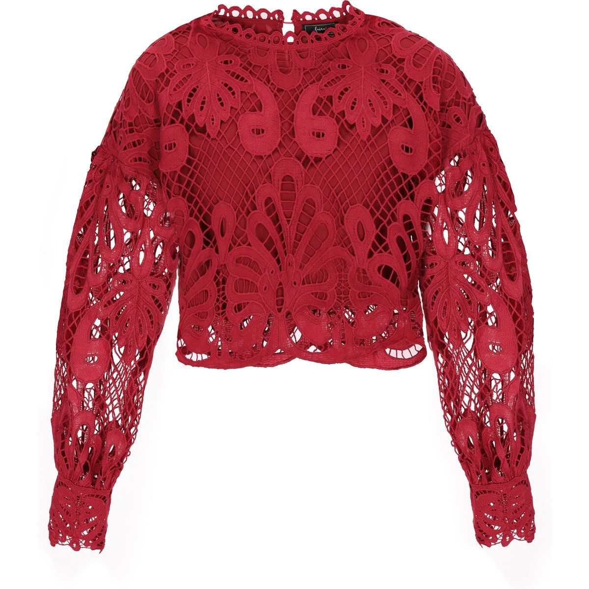 Faina Bluse Frauen Weinrot