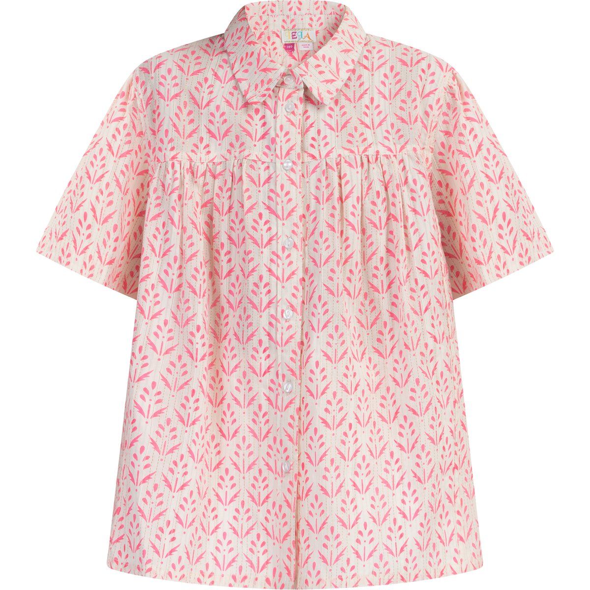 IZIA kurzarmbluse Mädchen (Kids) neonpink