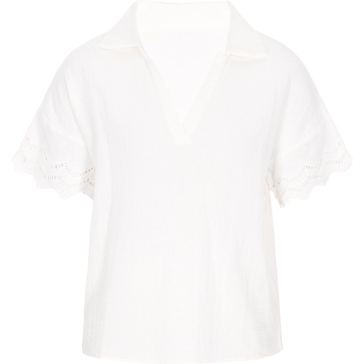 Faina Bluse Frauen Weiß