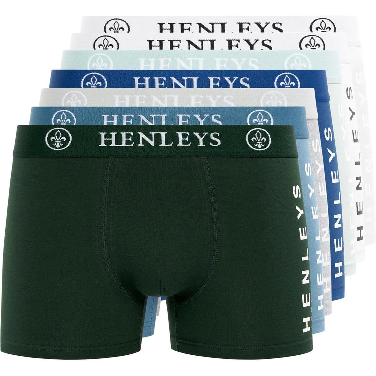 Herren Stretch Baumwoll Boxershorts Set