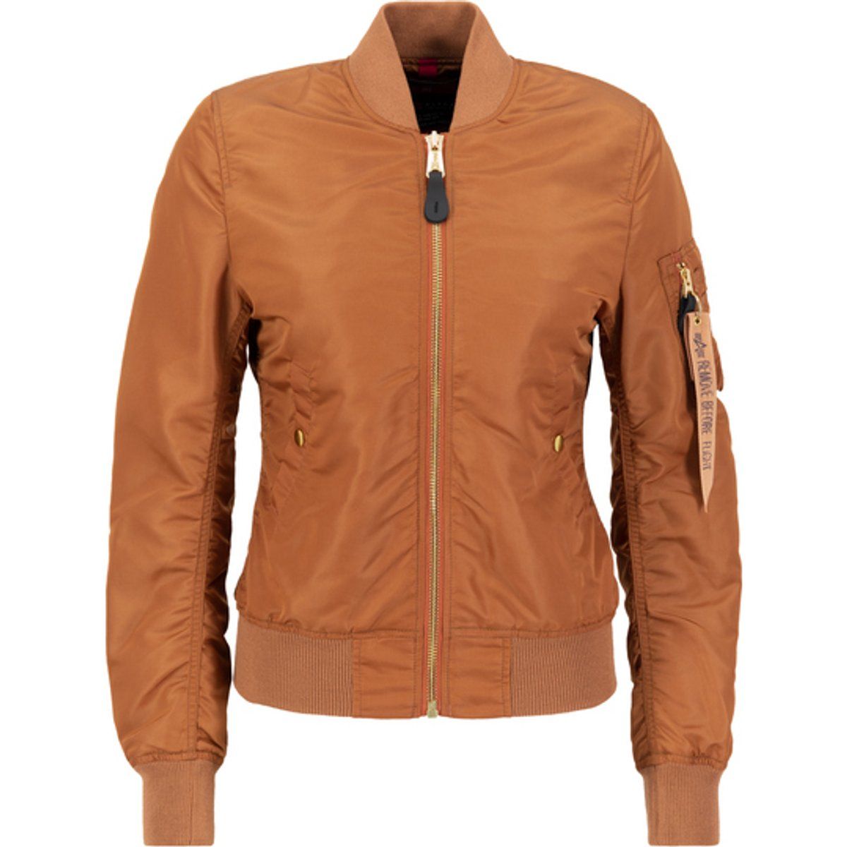Schmal geschnittene MA-1 Fliegerjacke