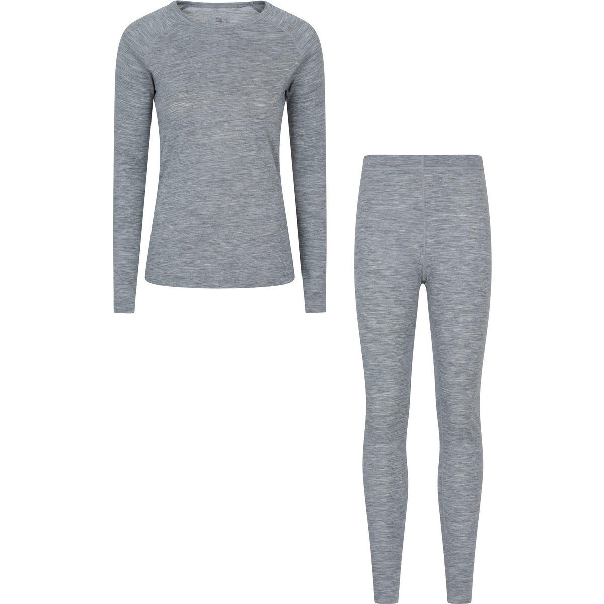 Mountain Warehouse - Basisschicht-Set für Damen (Hellgrau)