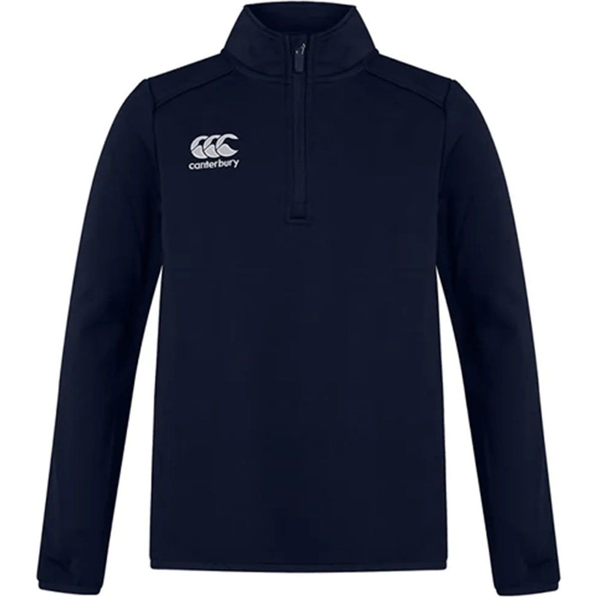 Canterbury - "Club" Midlayer für Herren, mit kurzem Reißverschluss, Training (Marine)