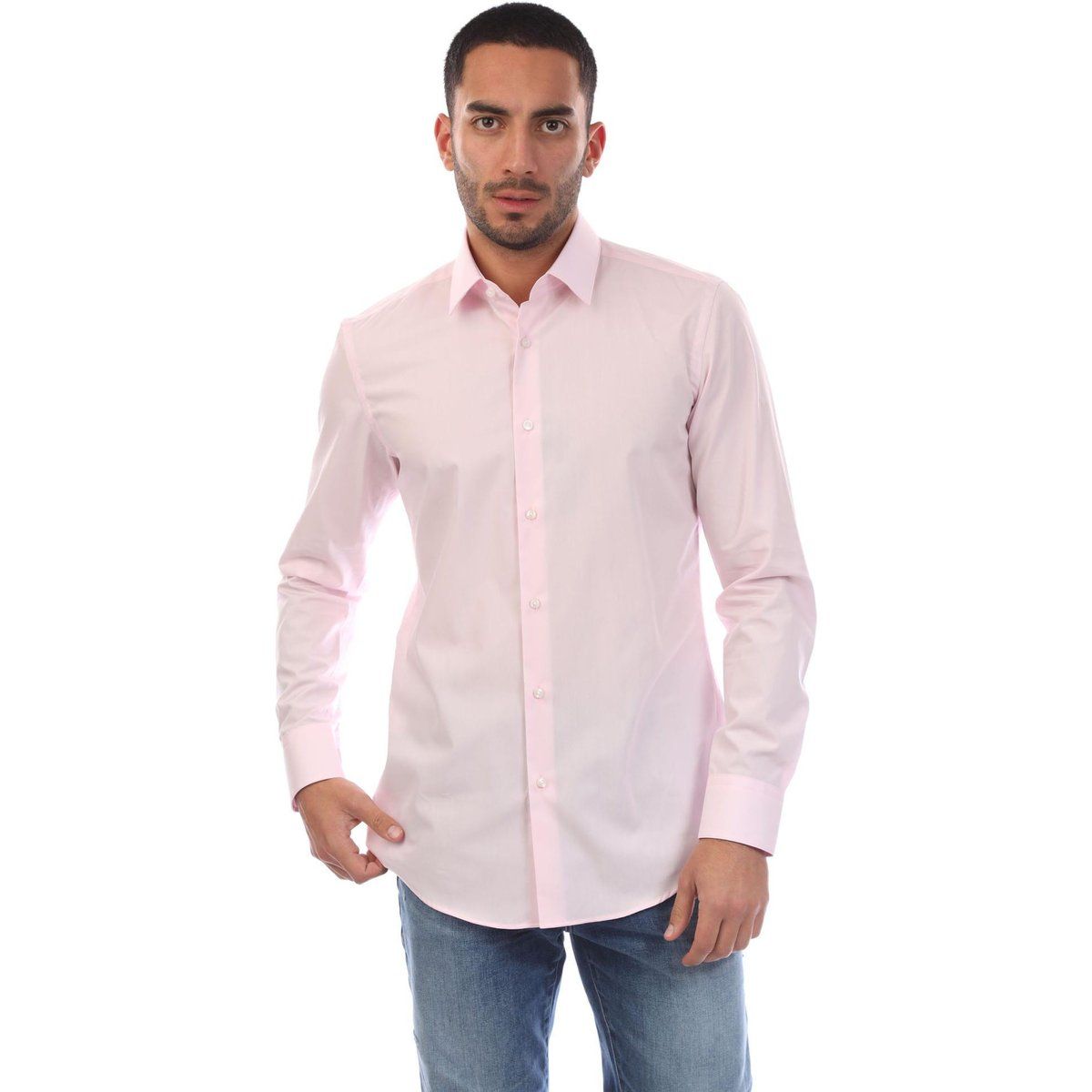 Herren Slim Fit Hemd in Rosa