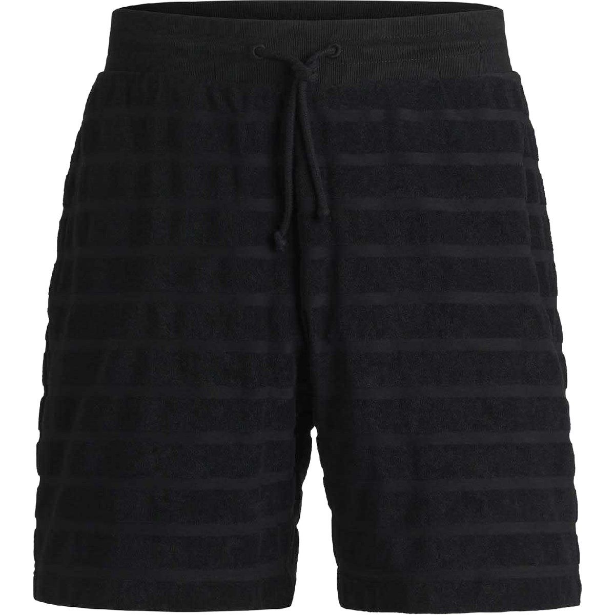 Gestreifte Lounge Shorts aus Frottee