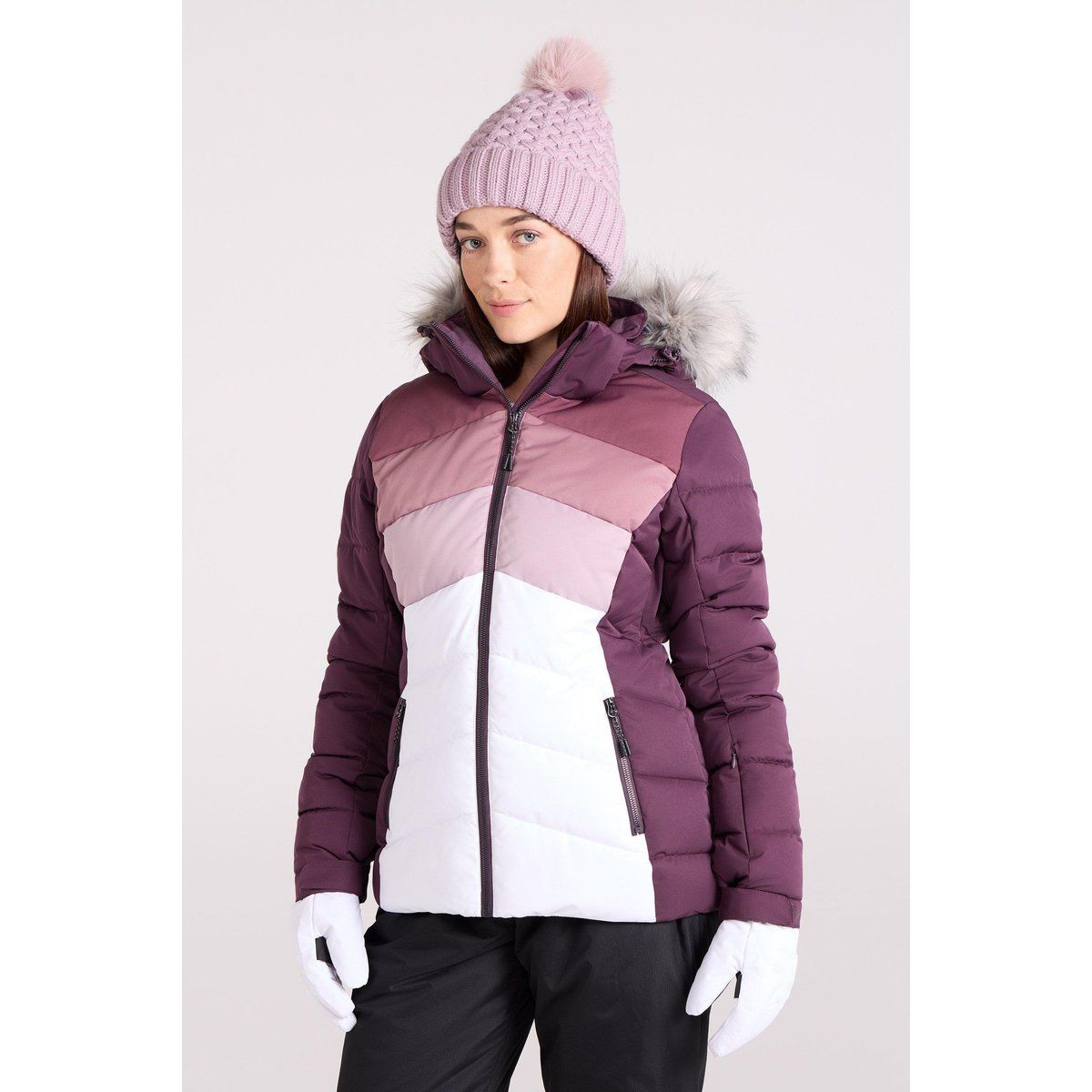 Mountain Warehouse - "Cascade" Skijacke Wattiert für Damen (dunkellila)