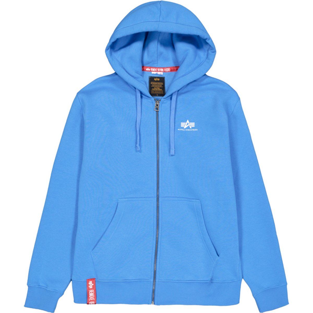 Basic Fleece Kapuzenjacke mit Reißverschluss