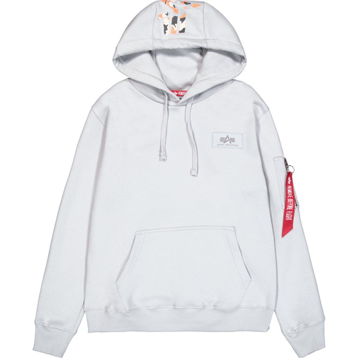 Pullover Hoodie mit Camouflage-Print