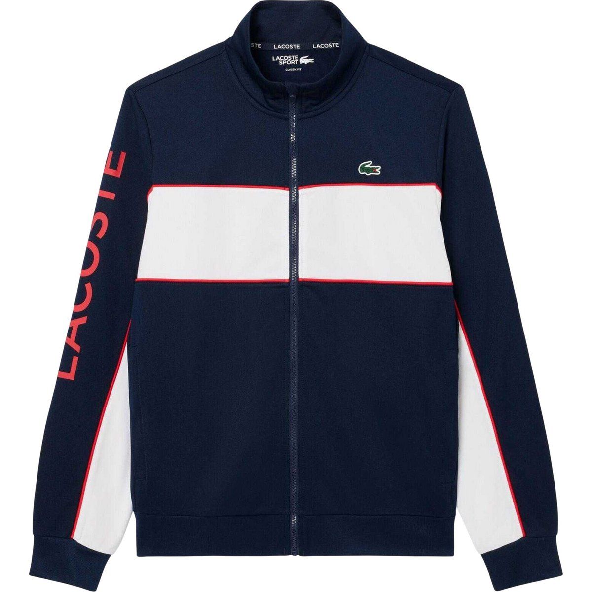 Sportliche Colorblock-Jacke mit Reißverschluss