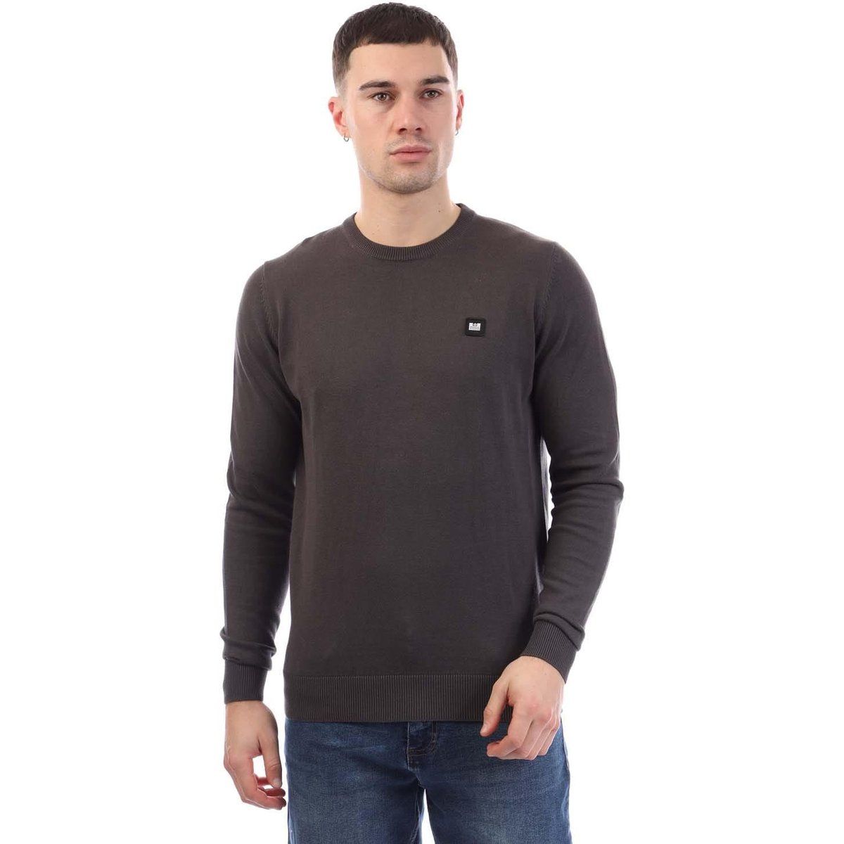 Herren Baumwoll-Sweatshirt mit Rundhalsausschnitt