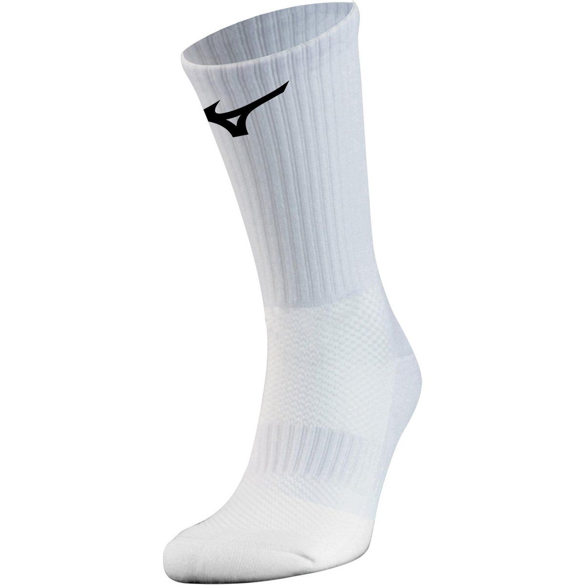 Sportliche gerippte Crew-Socken mit Logo