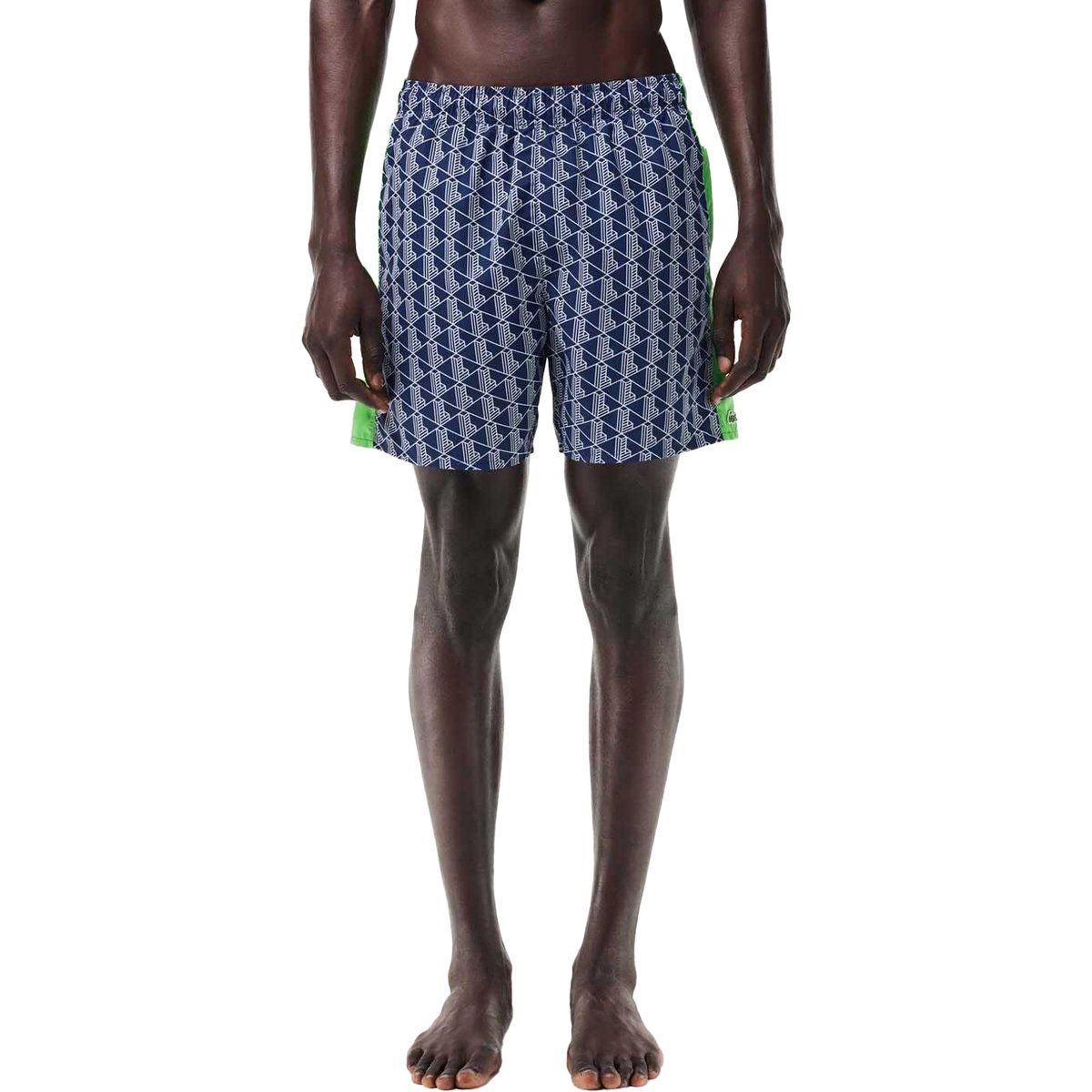 Herren Badeshorts mit geometrischem Muster