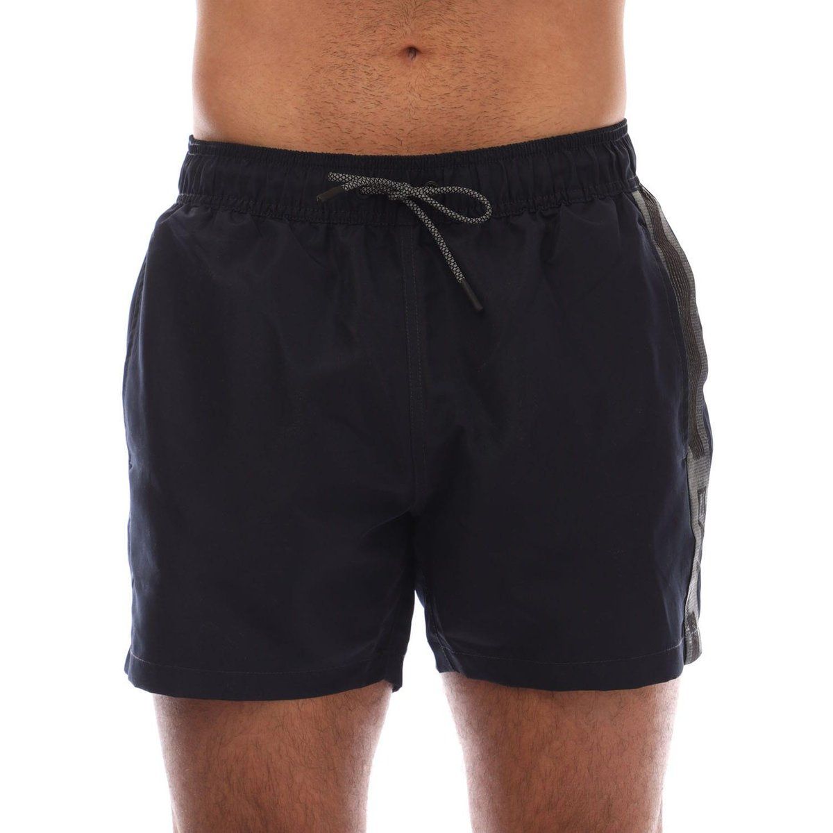 Herren Badeshorts Uni mit Logo