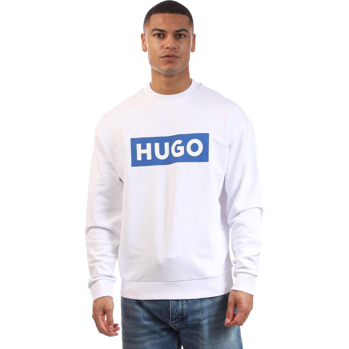 Baumwoll-Sweatshirt mit Logo-Print