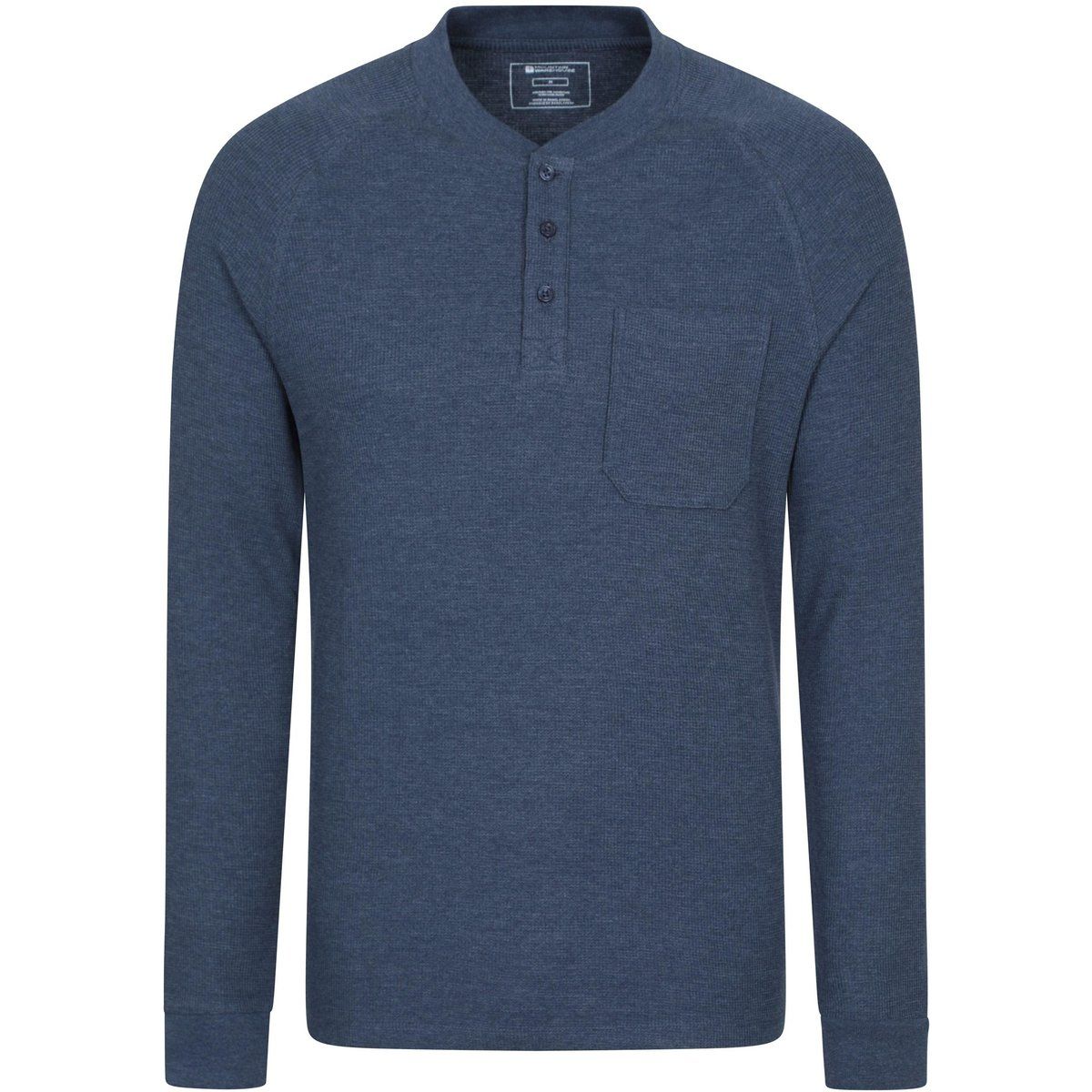 Herren Henley Shirt mit langen Ärmeln