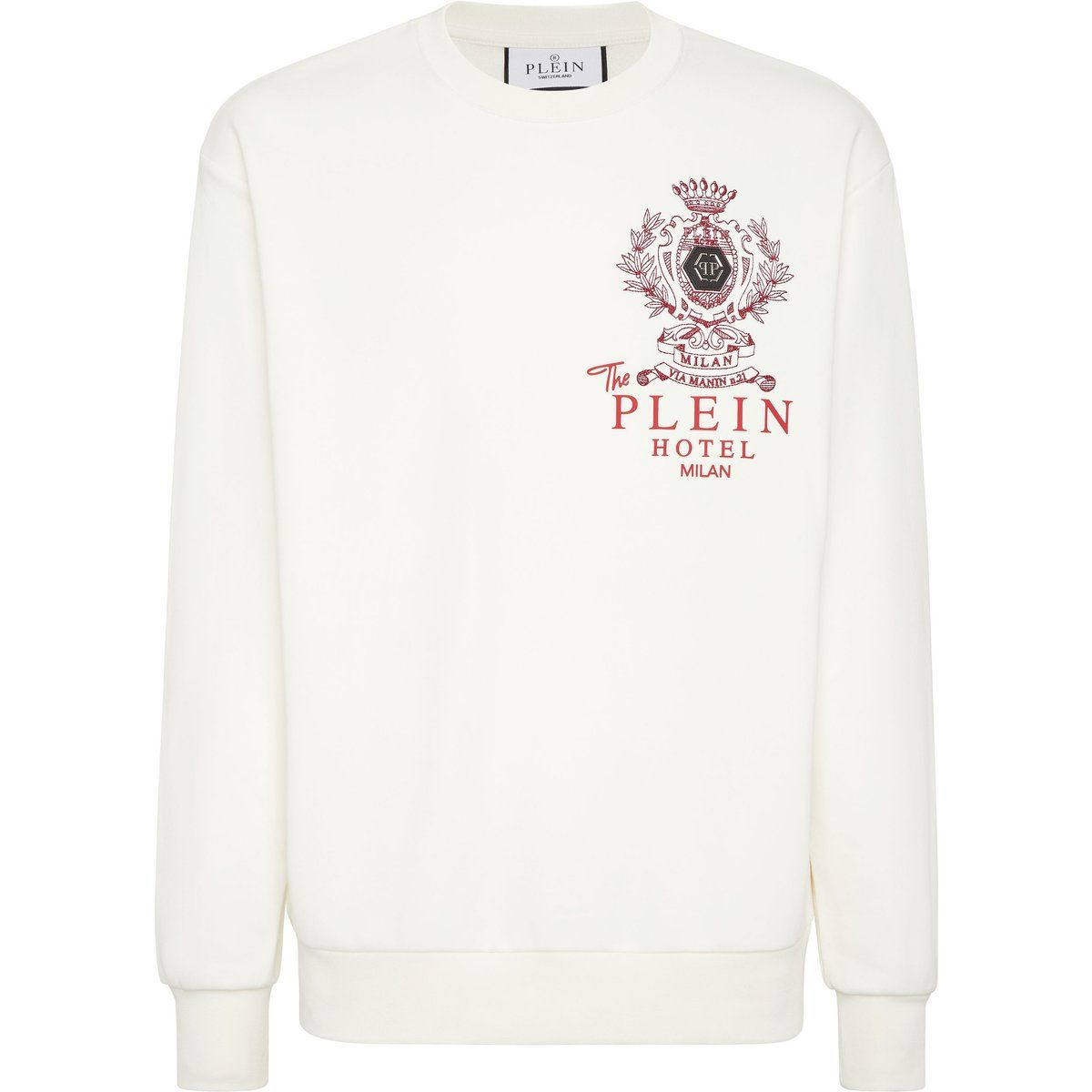 Lässiges Baumwoll-Sweatshirt mit Grafikdruck