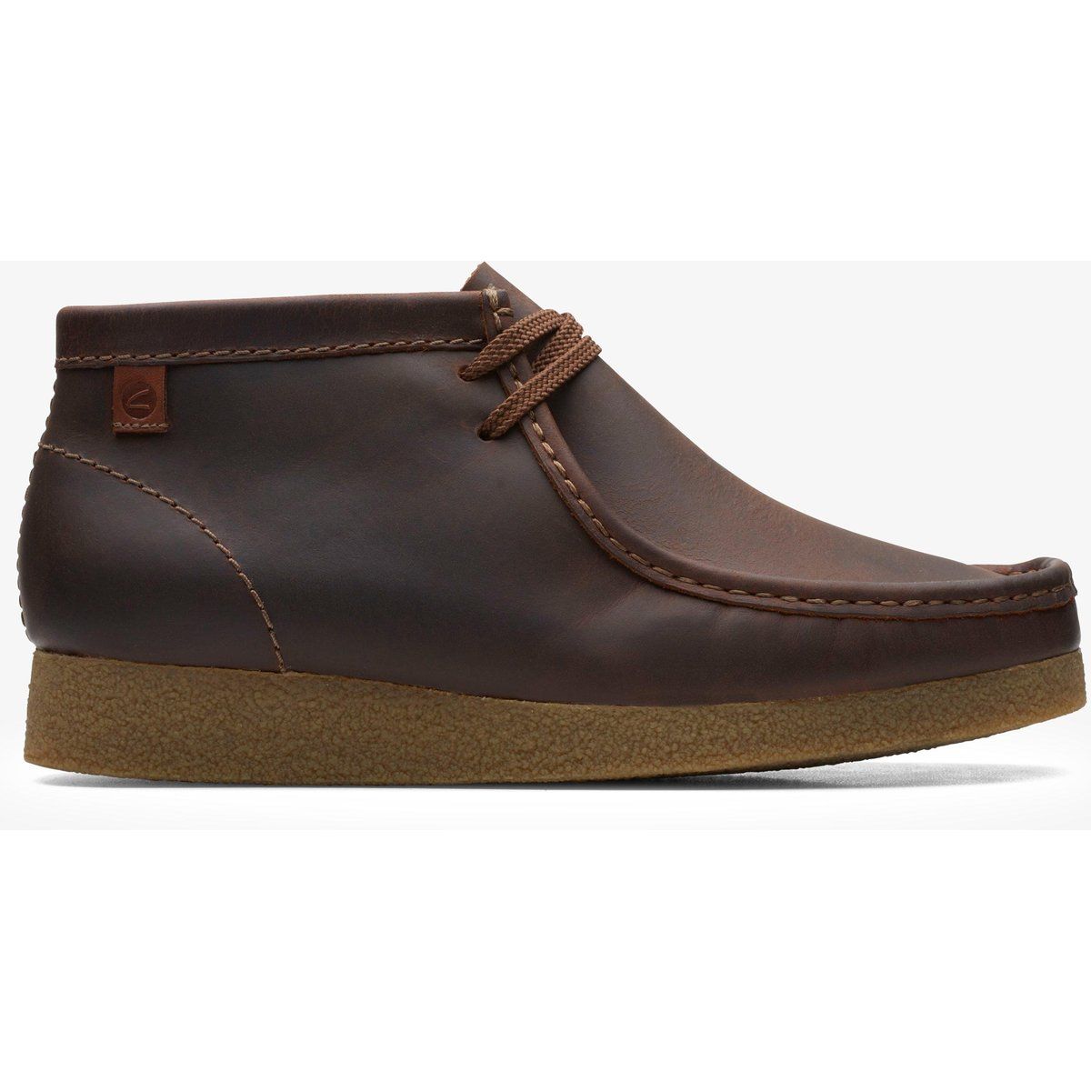 Chukka-Stiefel aus Leder mit Kreppsohle