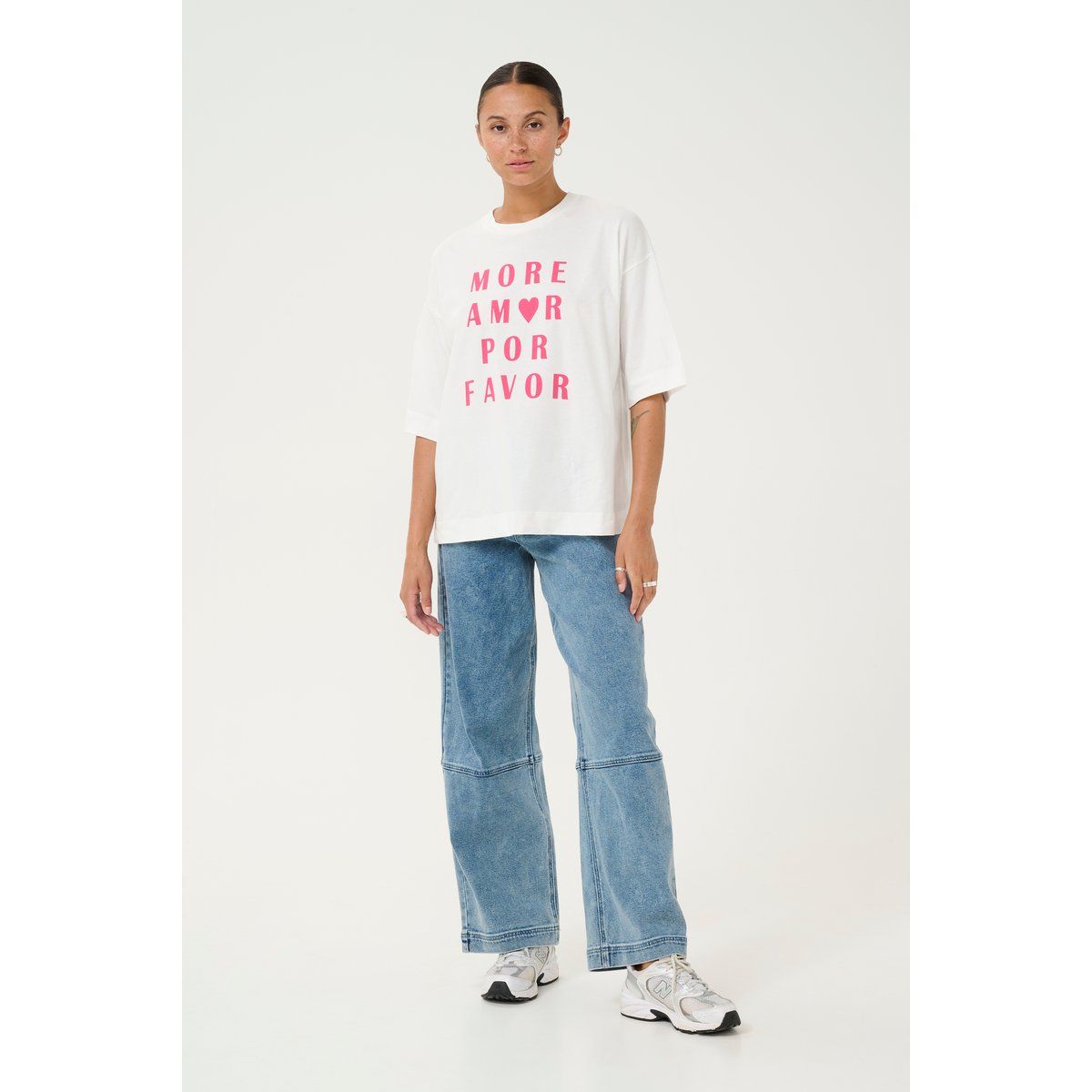 Oversize T-Shirt mit Grafikdruck