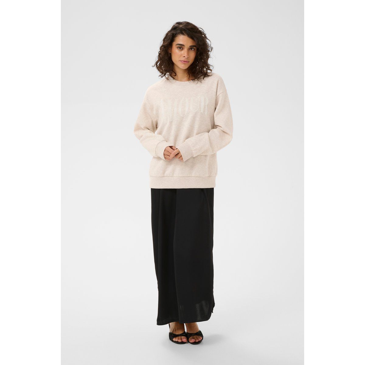 Sweatshirt mit lockerem Schnitt und Grafikdruck