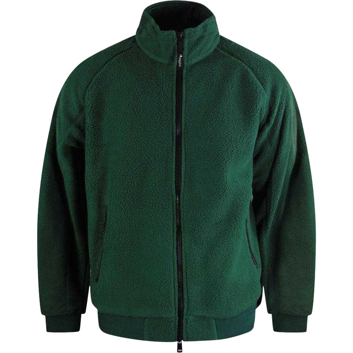 Herren Teddyfleece Jacke mit Reißverschluss