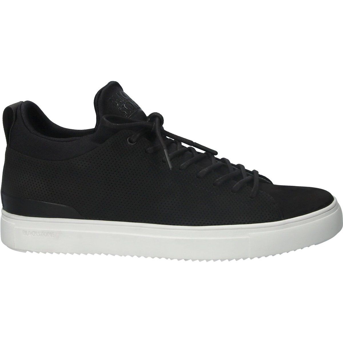 Schwarze Mid-Top Sneaker im Streetstyle