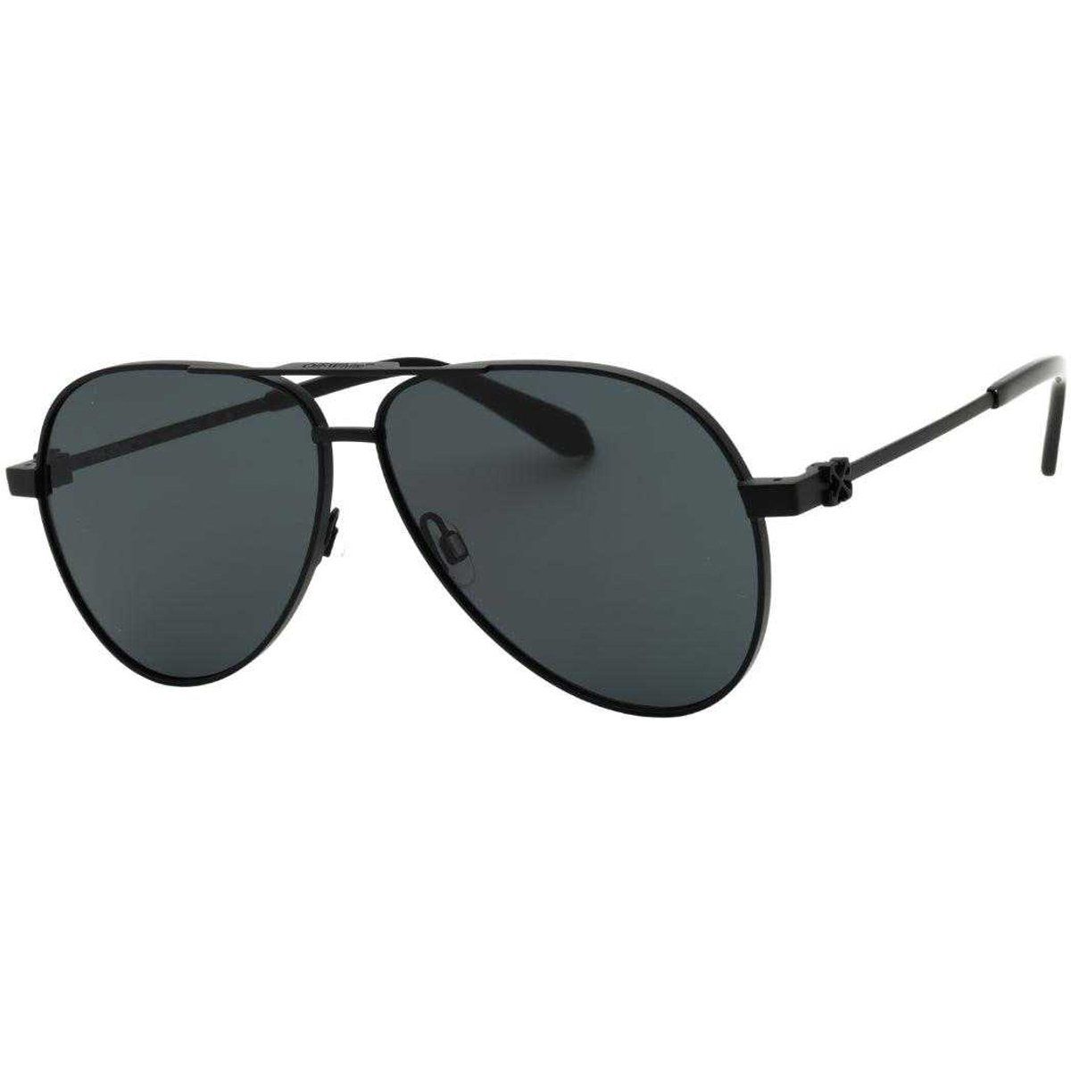 Off White - "Ruston L" Verspiegelt-Sonnenbrille für Herren/Damen Unisex, Metall (Schwarz)