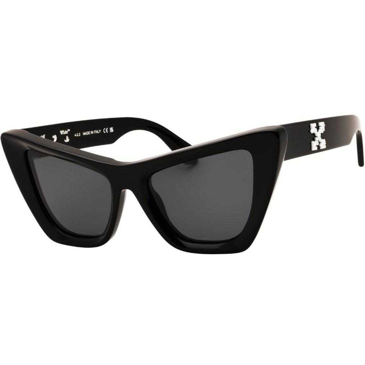 Off White - "Edvard" Sonnenbrille für Damen (Schwarz/Dunkelgrau)