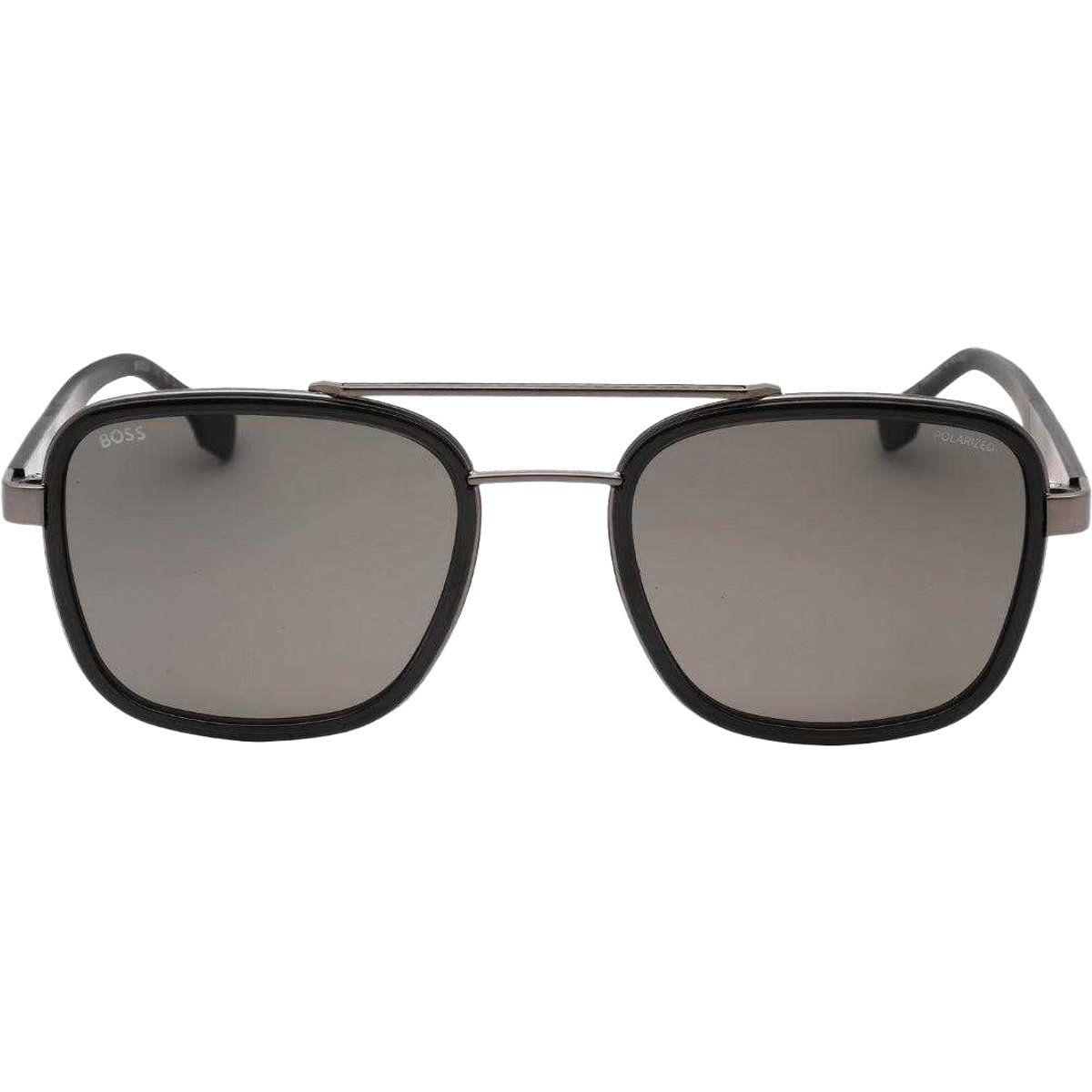 Hugo Boss - Polarisiert-Sonnenbrille für Herren (Dunkles Ruthenium/Grau)