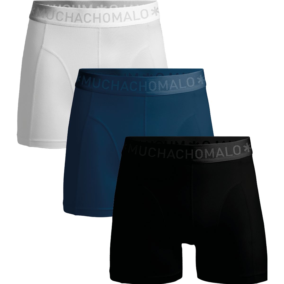 Muchachomalo Boxershorts aus Baumwoll-Modal für Herren – 3er-Pack – Herrenunterwäsch