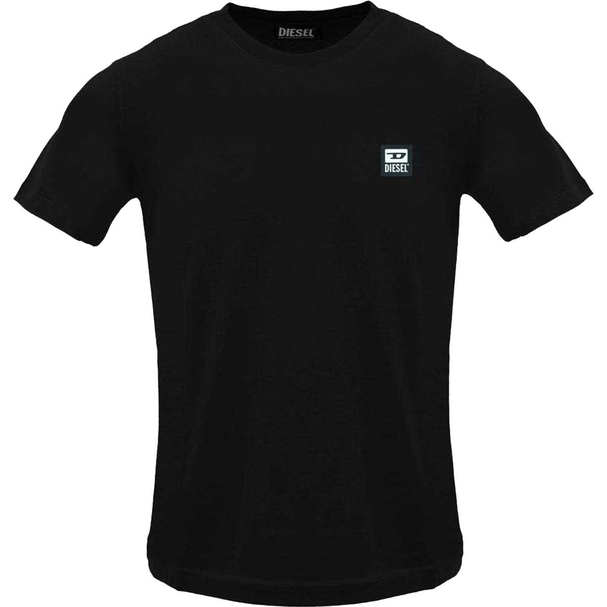Klassisches Baumwoll-T-Shirt mit Logo-Patch