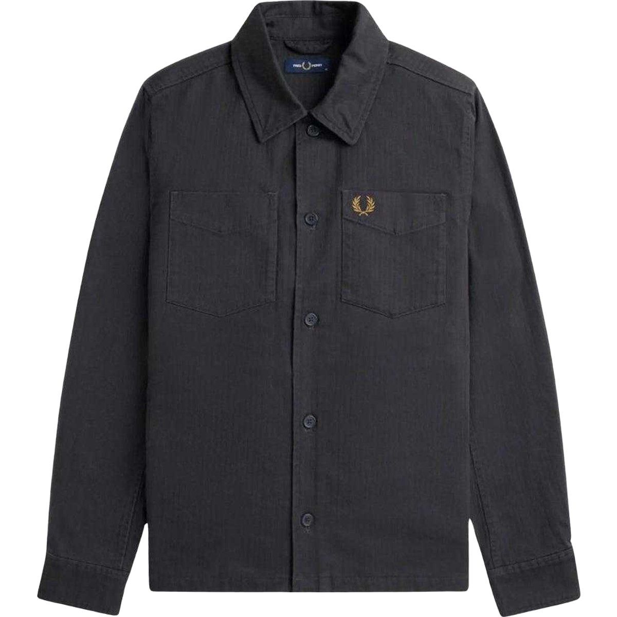 Fred Perry - "Anchor" Hemdjacke für Herren (Grau)