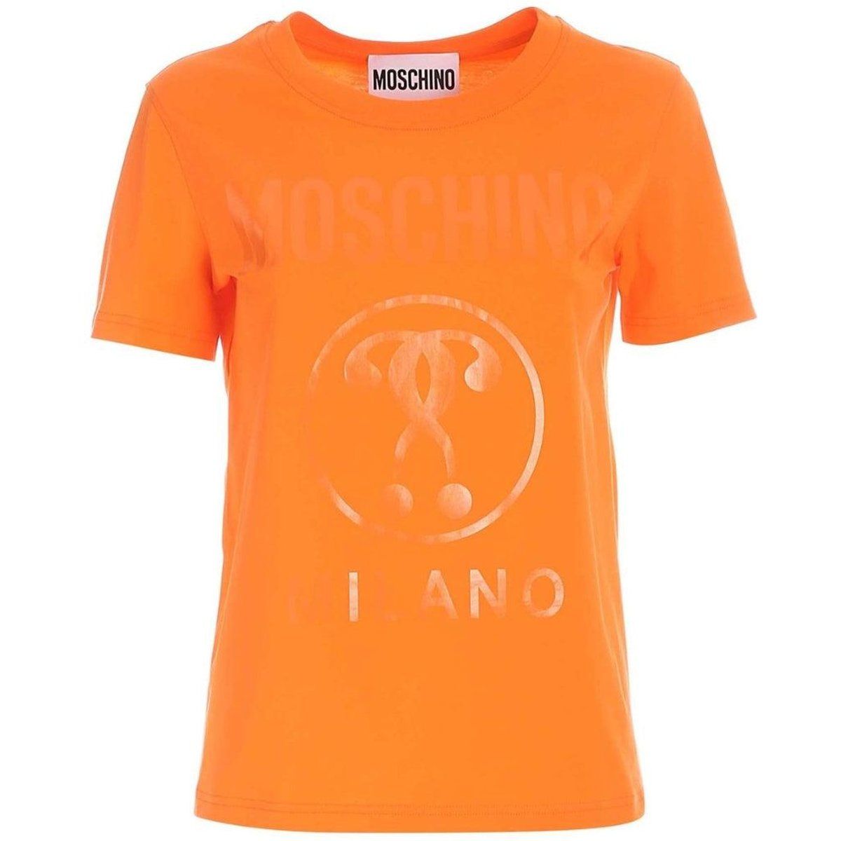 Baumwoll-T-Shirt mit auffälligem Logo-Print