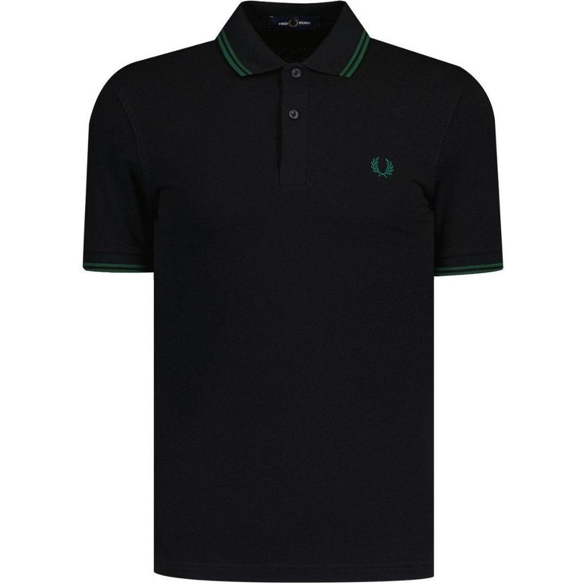 Fred Perry - Poloshirt für Herren (Schwarz/Schwarz)