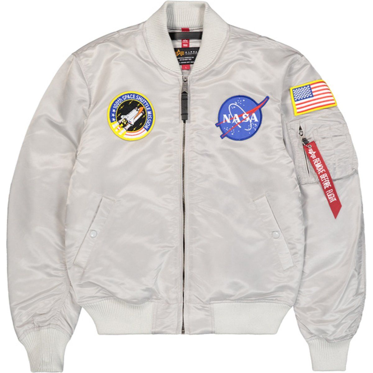 Bomberjacke mit NASA-Patches