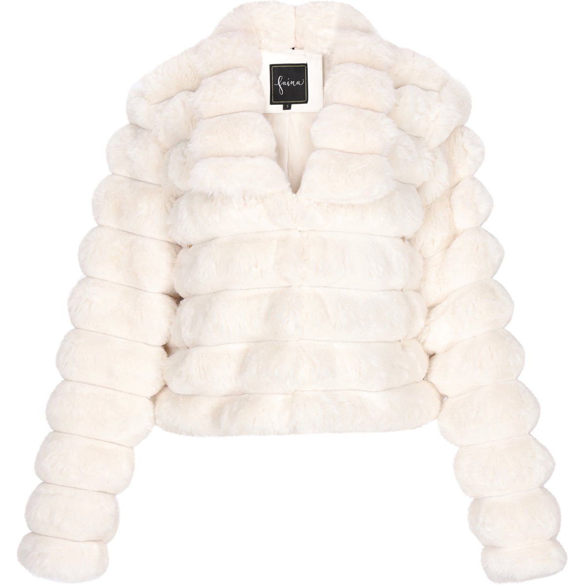 Faina Jacke Frauen cremefarben