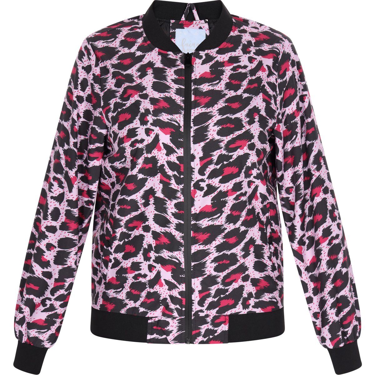 Leichte Bomberjacke mit Animal-Print