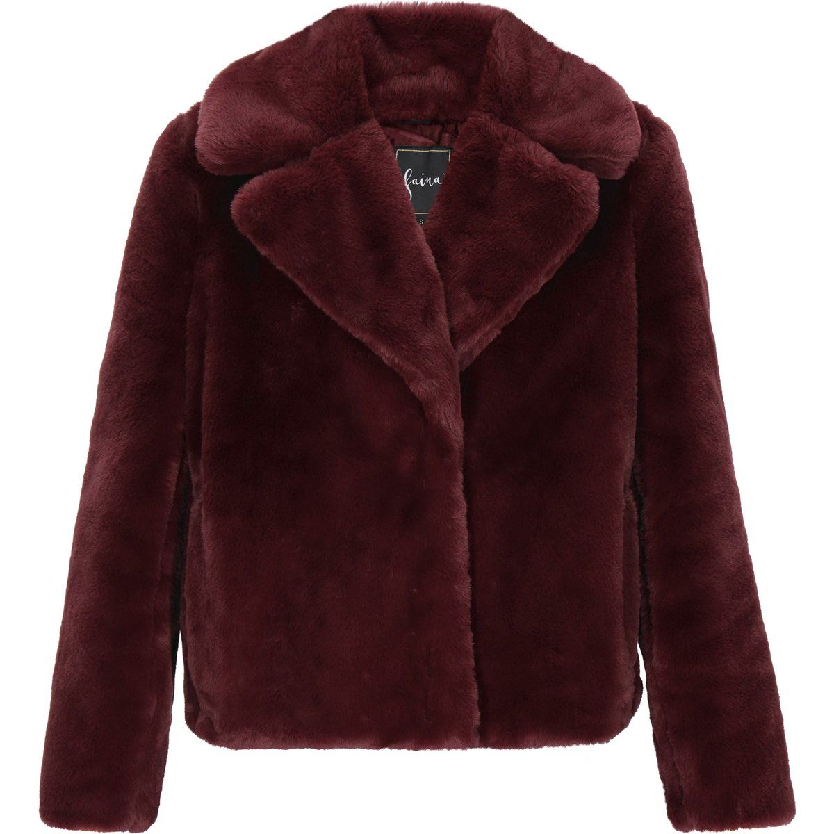 Elegante Jacke aus Kunstpelz